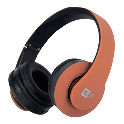 Auriculares Audifonos Bluetooth Eurosound Fluid Marron Color de la luz Azul