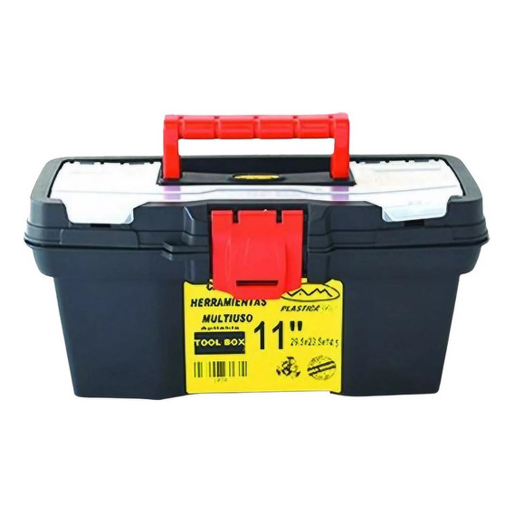 Caja de herramientas Plastica VC 1040 de plástico 14.5cm x 29.5cm x 13.5cm negra