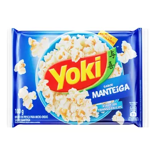 Pipoca Para Micro-ondas Manteiga Yoki Pacote 100gr