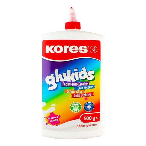 Pegamento Liquido Blanco Glukids 500grs - Kores 756206 /v
