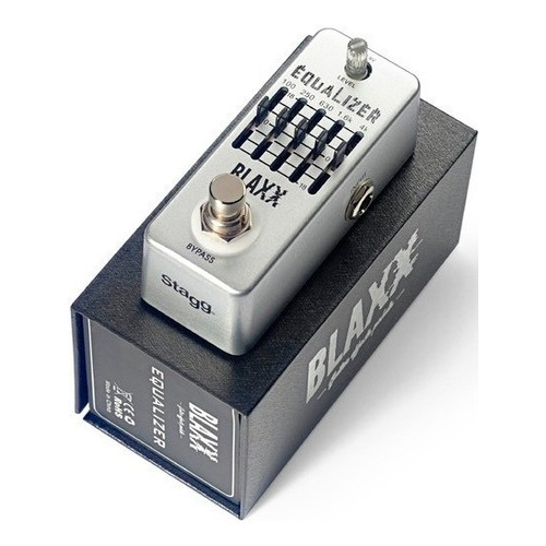 Pedal De Efecto Stagg Blaxx Bx Eq5b Ecualizador 5 Bandas Color Gris