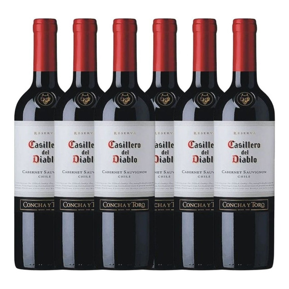 Vino Casillero Del Diablo Cabernet Sauvignon X 6