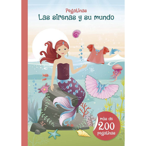 Pegatinas - Las Sirenas Y Su Mundo, De Vários Autores. Editorial Picarona, Tapa Blanda En Español