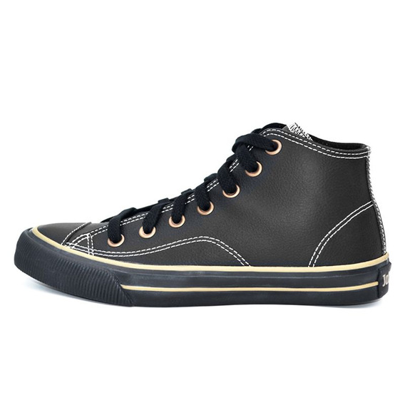 Zapatilla Botita 183 Everyup Negra John Foos Eco Cuero