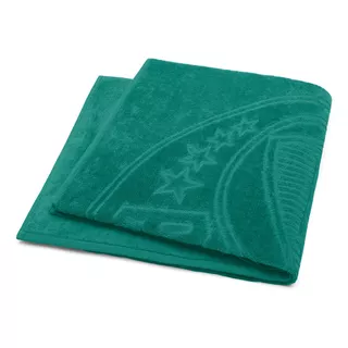 Toalha De Piscina Jacquard Time Palmeiras Buettner Verde