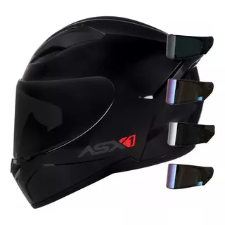 Capacete Moto Asx City Diversas Cores + Viseira Extra