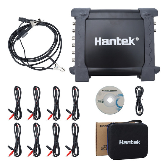 Osciloscopio Analógico Hantek 1008c Negro Con 8 Canales