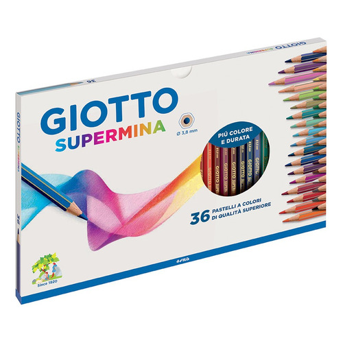 Lápiz Giotto Supermina X 36 Colores