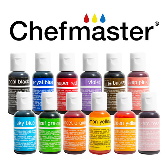 12 Pack Chefmaster Kit Liquagel - 0.7 Oz (20g)