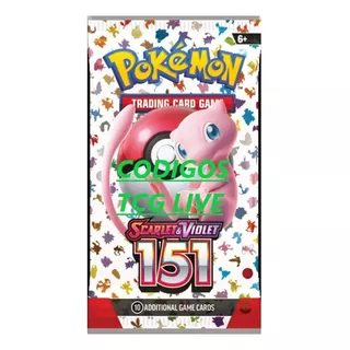 100 Códigos Sobres 151 Pokémon Online Tcg Live Digital