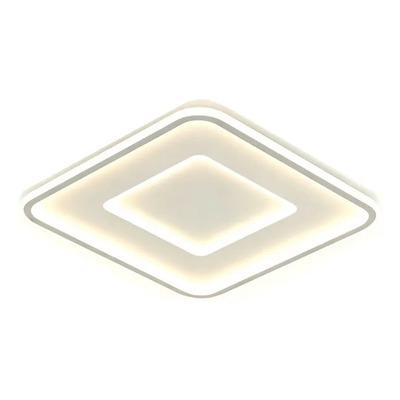 Plafón Led Prisma Blanco 30 Cm Luz Desing Blanco