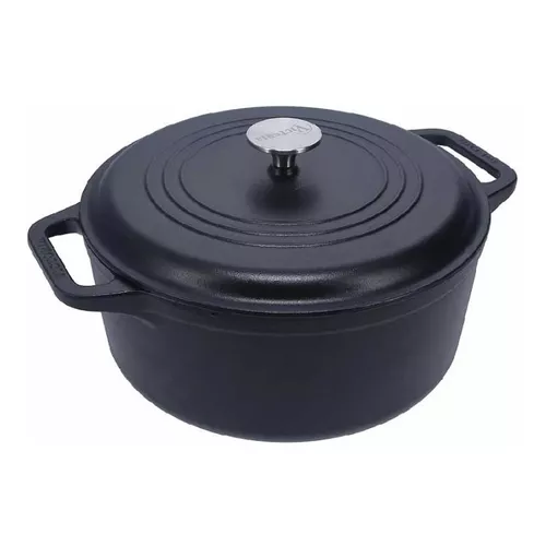 Sartén wok de hierro fundido para inducción 35.5cm / 5.8L Victoria