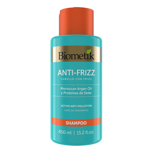 Biometik Shampoo Anti Frizz Moroccan Argan Oil Y Proteínas