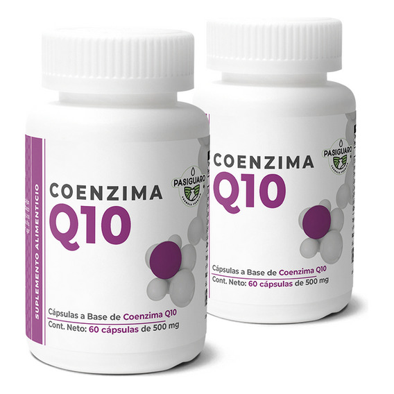 Coenzima Q10 60 Cápsulas De 500 Mg (duo Rinde 60 Días)