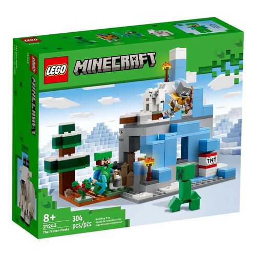 Kit De Construcción Lego Minecraft Picos De Hielo 21243 304