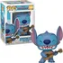 Figura de acción Stitch con ukelele Lilo & Stitch 55615 de Funko Pop!