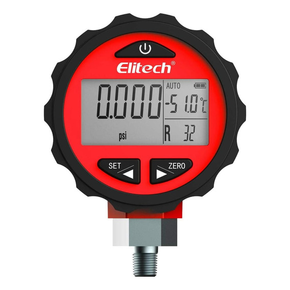 Manometro Elitech Refrigeración Hvac Digital Presión Gases