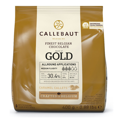 Chocolate Gold Callebaut Bolsa 400gr