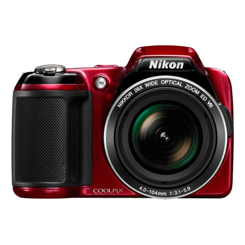 Nikon Coolpix L810 compacta avanzada color  rojo 