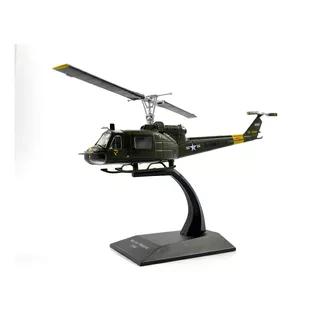 Helicóptero De Combate Bell Uh-1  Iroquoios (usa) Ed 01 Cor Verde Militar