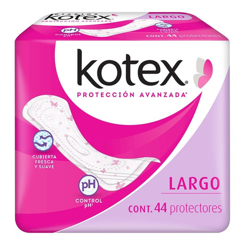 Pantiprotectores Kotex Largo 44 Protectores