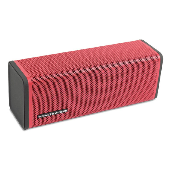 Parlante Portatil Tecnologia Tws Bluetooth Potenciado Color Rojo