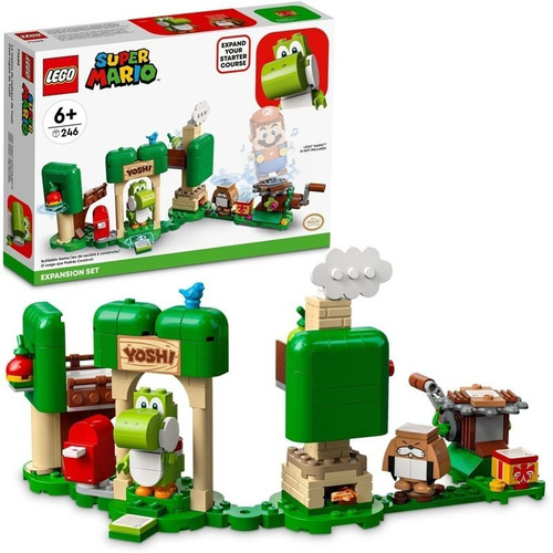 Kit Lego Super Mario Casa Regalo De Yoshi 71406 246 Piezas