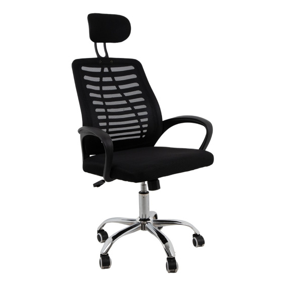 Silla Ejecutiva Con Respaldo Reclinable Negra Mesh Oficina