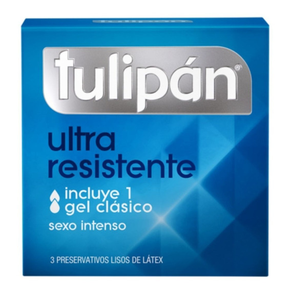 Preservativo Tulipán De Látex Ultra Resistente X 3 U