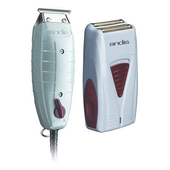 Andis Combo Finishing T Outliner Trimmer + Shaver Profoil Color Gris