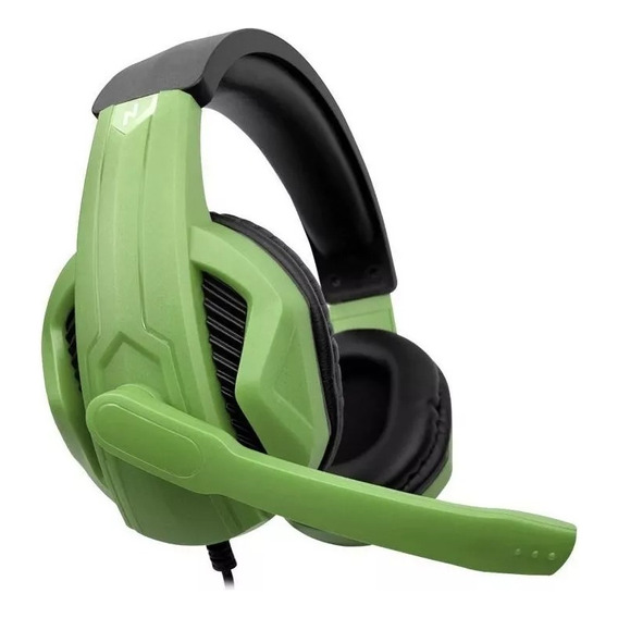 Auriculares  Gamer Noga Stormer St-9028 Color Verde