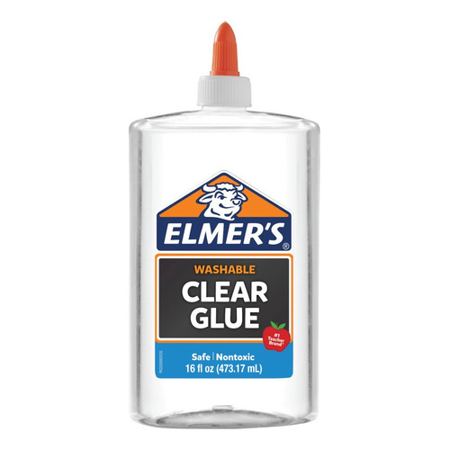 Pegamento Líquido Elmer's CLEAR GLUE color transparente no tóxico