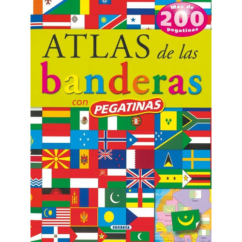 Atlas De Banderas Con Pegatinas Aa.vv Editorial Susaeta