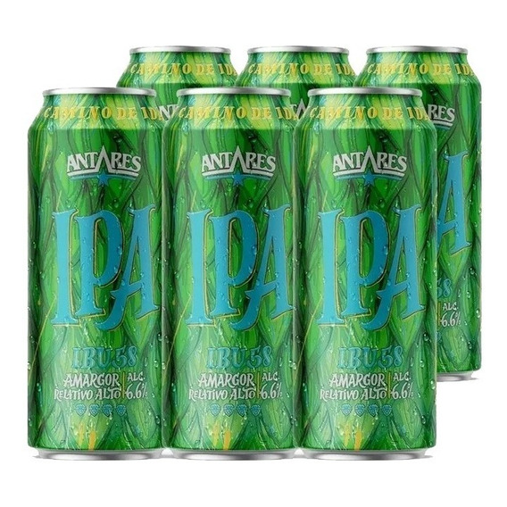 Cerveza Antares Ipa 473cc X6 Latas