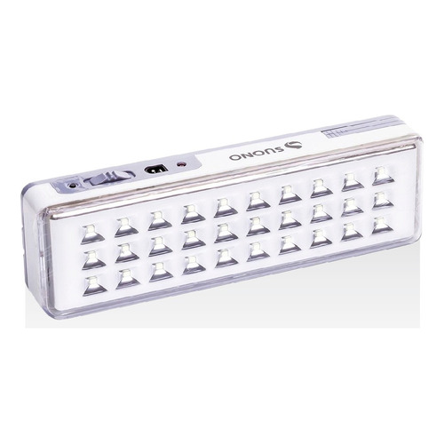 Luz De Emergencia 30 Leds Recargable Usb 220v Compacta Color Blanco