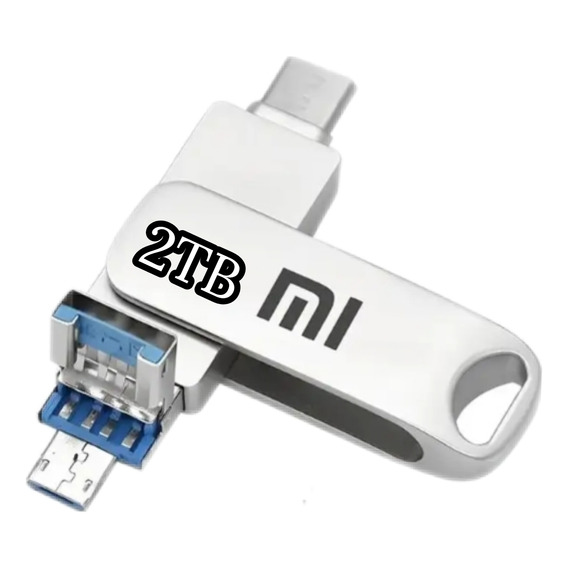 Usb De 2tb Marca Mi Xiaomi 3.0 Con Conector A Pc Y Celulares