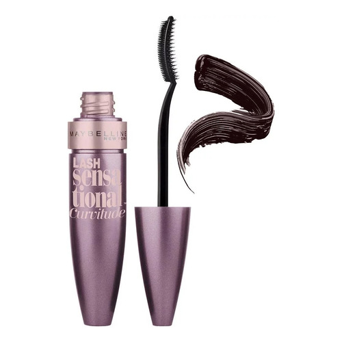 Mascara De Pestañas Maybelline Lash Sensational Curvitude Color Blackest black