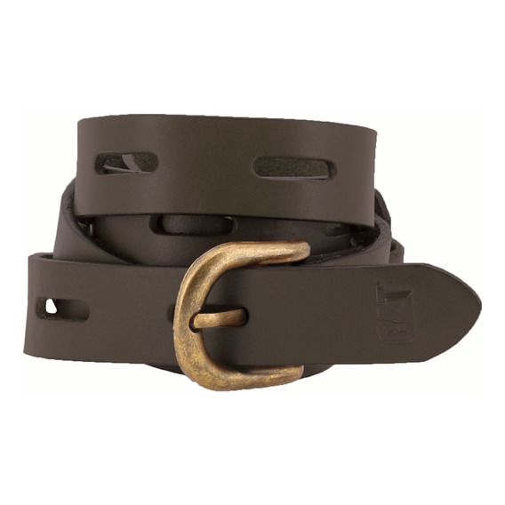 Cintos Caterpillar Womens Keva Belt Dark Brown Para Dama