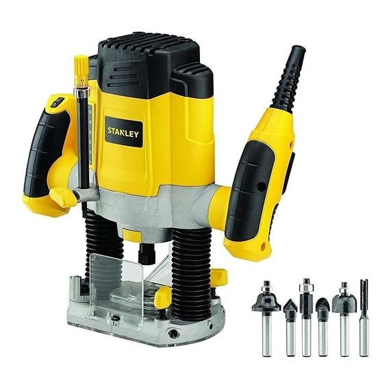 Fresadora 1/4 1200w Stanley + Accesorios