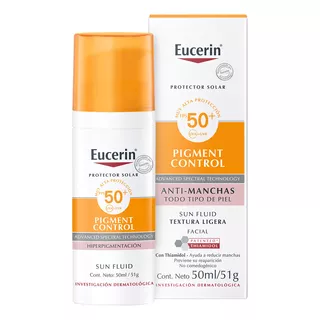 Eucerin Protector Solar Facial Pigment Control Fps 50+ 50ml