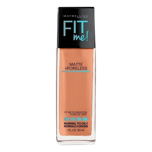 Base de maquillaje líquida Maybelline Fit Me Matte + Poreless Base De Maquillaje Maybelline Fit Me Matte + Poreless De 30ml tono 328 warm honey - 30mL 30g