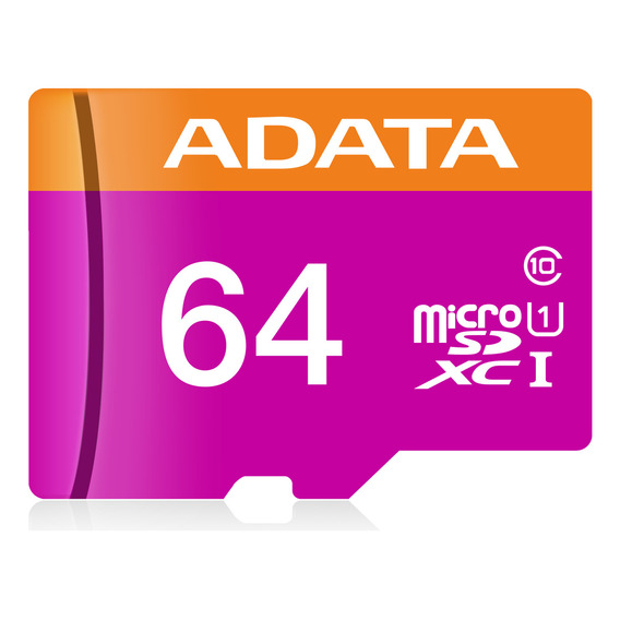 Tarjeta de memoria Adata AUSDX64GUICL10-RA1  Premier con adaptador SD 64GB