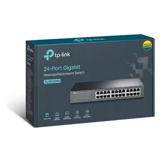  Switch Tp-link 24puertos Gigabit 10/100/1000mbps Tl-sg1024d