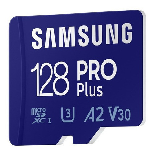 Tarjeta De Memoria Samsung Pro Plus Con Adaptador 128gb 160mb/s Mb-md128ka/am