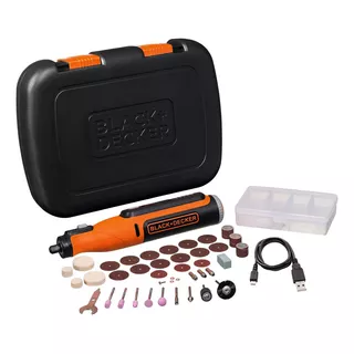 Set De Minitorno Inalámbrico Black+decker Bcrt8k35 220v Frecuencia 50 Potencia 8 W