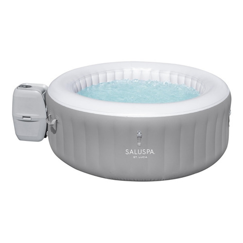 Spa Inflable St.lucia Airjet Marca Bestway Modelo 60038 Color Gris oscuro