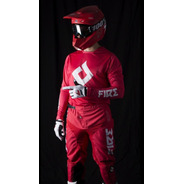 Conjunto Mx/motocross  Fire Blood 2022 - All Motors Online-