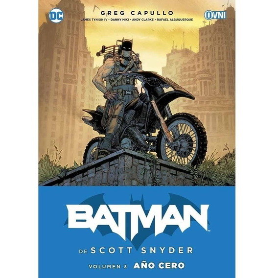 BATMAN DE SCOTT SNYDER VOL. 3 - AÑO CERO, de Scott Snyder. Serie Batman Editorial OVNI Press, tapa blanda en español, 2022