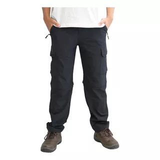 Pantalon Cargo Ripstop Desmontable Trekking No Pampero