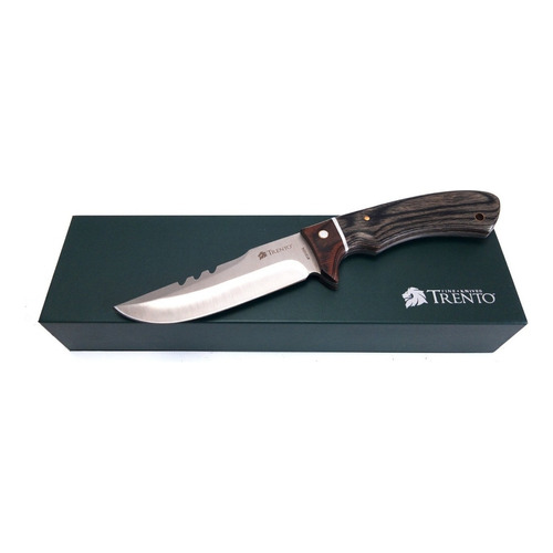 Cuchillo Trento Hunter 530 Acero 420 C Plus Color Madera